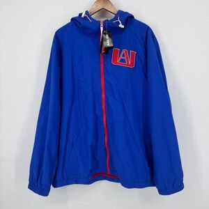 NEW Hot Topic My Hero Academia UA High School Windbreaker Jacket Blue Red 2XL